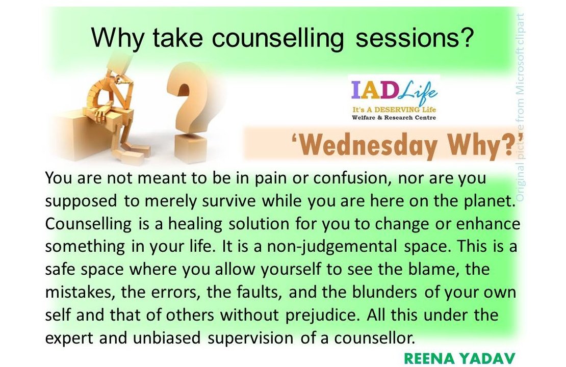 Why Take Counselling?